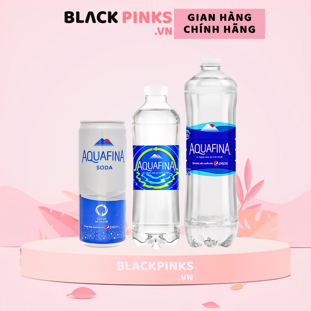  Thùng 12 24 chai lon nước uống tinh khiết nước giải khát soda Aquafina 320ml 355ml 500ml 1.5L 