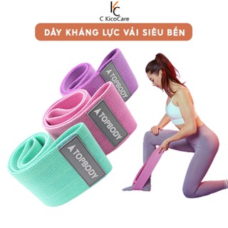 Dây Kháng Lực Vải Ckicocare Co Giãn, Đàn Hồi Tập Gym - BAKLU01