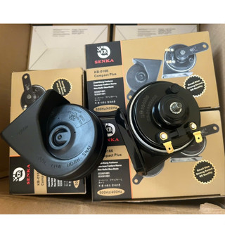 Còi điện, còi sên, còi ốc Senka 12v-24v. Còi ô tô. xe tải am thanh cực lớn. chống nước siêu bền.(1 đôi)