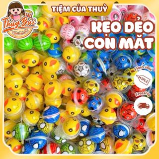   Hộp X200  Kẹo Dẻo Con Mắt Mini Có Nhân Kẹo Dẻo Có Nhân Hình Con Mắt   Dưa Hấu   Con Vịt   Quả Bóng Tiệm Của Thuỳ 