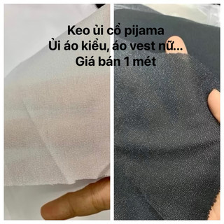 Keo lụa loại tốt hay gọi là mếch lụa co giãn, có  2 màu trắng và đen để chọn lựa