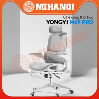 Ghế Công Thái Học Yongyi M69 Pro MC-0020W – Góc Nghiêng Lớn 135°, Tay Vịn 3D Linh Hoạt