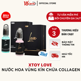  Nước hoa vùng kín XTOY LOVE mùi hương quyến rũ chứa collagen hỗ trợ dưỡng ẩm hồng hào se khít - Lọ 20ml 