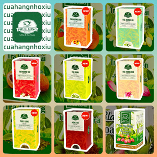 Trà Túi Lọc Phúc Long Đủ Vị 2g x 25 gói Đào Vải Lài Sen Xanh Ô Long Hồng trà