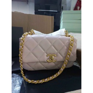 Túi GIFT VIP CN hồng Baby dây quai đính đá