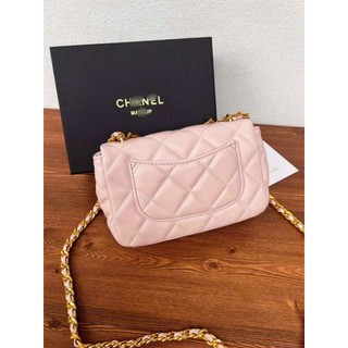 Túi GIFT VIP CN hồng Baby dây quai đính đá