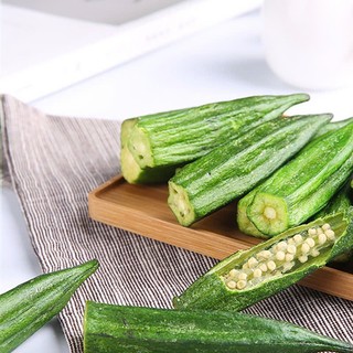[ Dinh dưỡng ] Combo 500g Đậu bắp sấy giòn nguyên vị tự nhiên không đường giòn thơm ngon ăn liền tốt cho sức khỏe