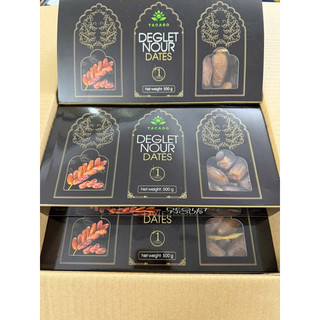 Thùng 12 hộp chà là nguyên cành Isarel 500g