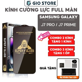 Kính Cường Lực Full Màn Samsung Galaxy J7 Pro / J7 Prime | Miếng dán bảo vệ màn hình SS
