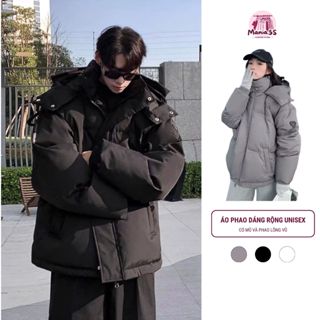 [Giá trải nghiệm] Áo khoác phao nam nữ, Áo phao Đại Hàn unisex rorm rộng có mũ phong cách Hàn Quốc Mẫu