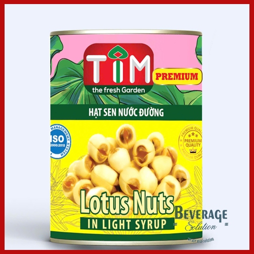 GIẢI PHÁP ĐỒ UỐNG - HẠT SEN ĐÓNG LON TIM 560GR
