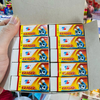 Combo 5 Cục Gôm tẩy lớn trắng Thiên Long E-05