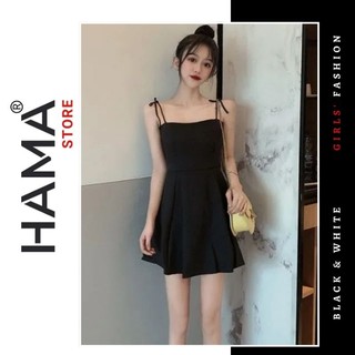 Đầm nữ 2 dây HAMA STORE H10 - Dáng xòe cực yêu