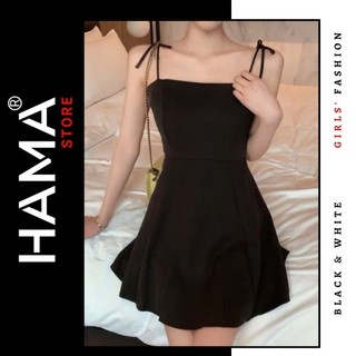Đầm nữ 2 dây HAMA STORE H10 - Dáng xòe cực yêu