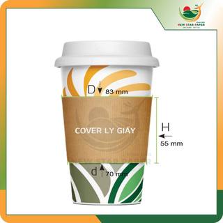 Cover/Tay quai bọc ly giấy - Bó 50 cái