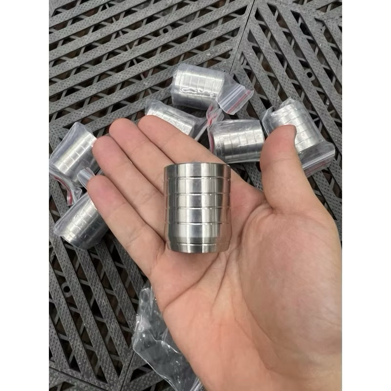 khâu nối cổ pô inox 304 cnc size 27,32mm