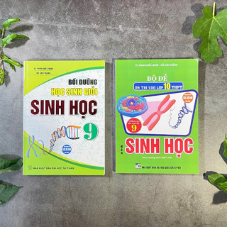 Sách Combo Bộ Đề Ôn Thi Vào Lớp 10 THPT Môn Sinh Học + Bồi Dưỡng Học Sinh Giỏi Sinh Học 9 (Bộ 2 Cuốn) (HA)