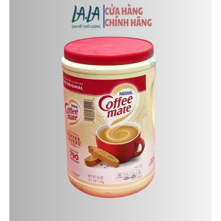 [DATE 2027] Bột Béo Pha Cà Phê Coffee Mate 1.5kg - Hàng Mỹ