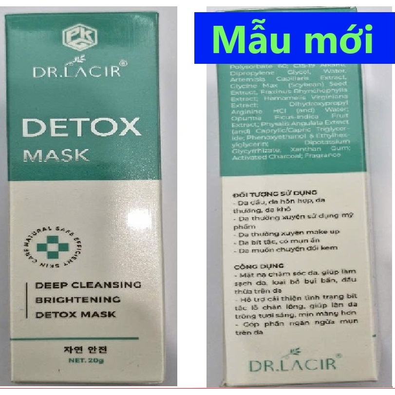 Mặt nạ thải độc DR.LACIR Detox mask