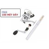 Cần Câu Bút Mini kèm Máy Đứng, Siêu Tiện Lợi Đa Năng