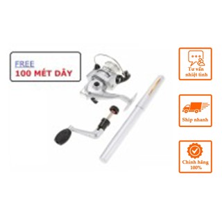 Cần Câu Bút Mini kèm Máy Đứng, Siêu Tiện Lợi Đa Năng