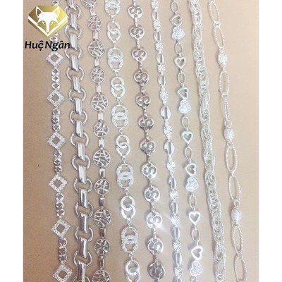 Lắc tay bạc 925 Huệ Ngân nhiều mẫu mã xinh xắn