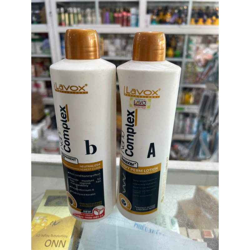 Thuốc Uốn Nóng Lavox Nano Complex 500ml*2