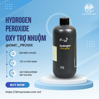 Oxy trợ nhuộm Prosee Hydrogen Peroxide 1000ml Chính Hãng