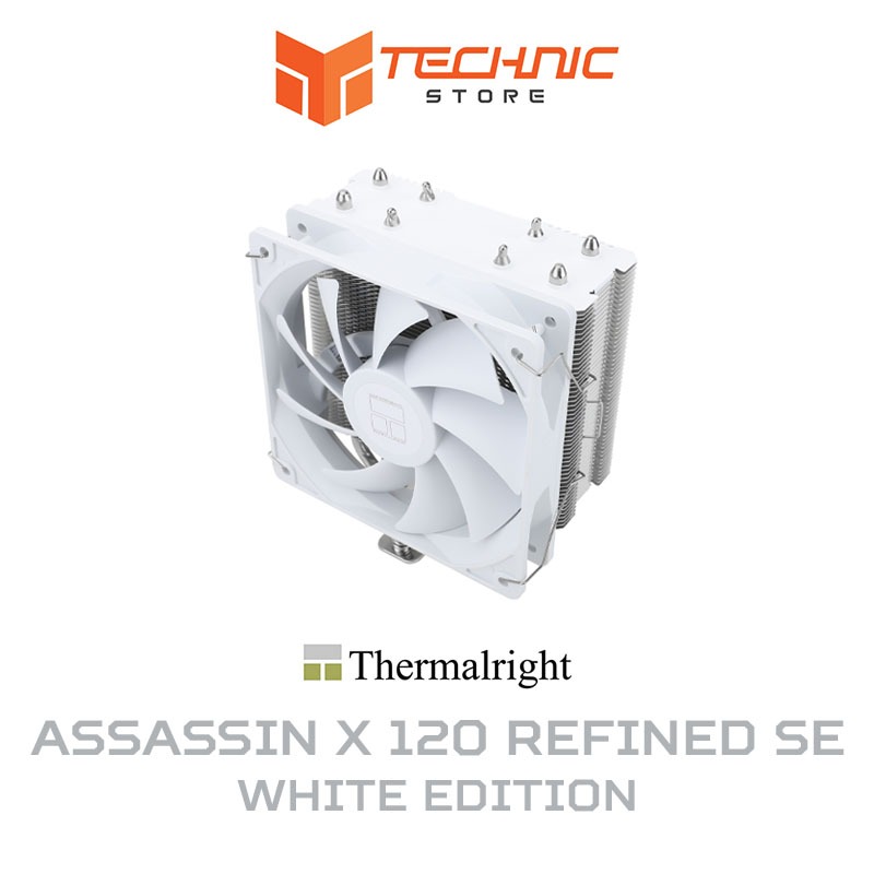 Tản nhiệt CPU Thermalright Assassin X 120 Refined SE WHITE (AX120R SE WHITE)