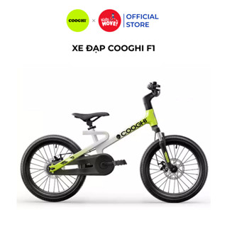  Xe đạp cho bé siêu nhẹ Cooghi F1 phong cách thể thao khung magie hàng không cao cấp có bánh phụ 