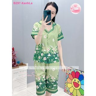 Bộ Lửng Pijama Lụa Latin B298 B297 B091 - Đồ Bộ Suli