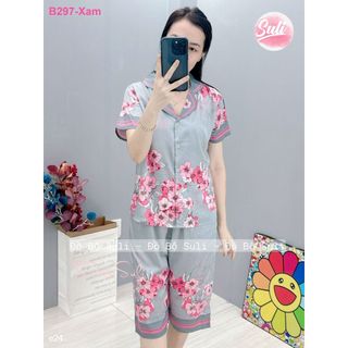 Bộ Lửng Pijama Lụa Latin B298 B297 B091 - Đồ Bộ Suli