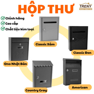 Hộp thư kim loại trước nhà, hòm thư góp ý - hàng nhập khẩu sang trọng, có thể trang trí trước nhà