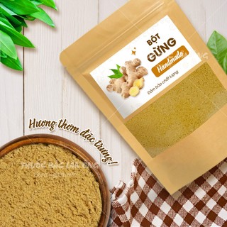 Bột gừng 500g, bột gừng ta, nguyên chất, thơm cay, mịn, gia vị nấu ăn, pha trà, tốt cho sức khỏe