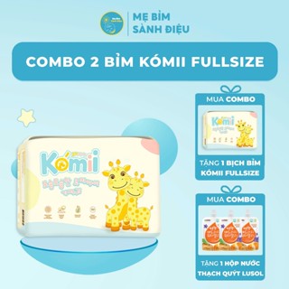 Combo 2 Tã/bỉm Komii cao cấp Hàn quốc, bỉm Komii fullsize mỏng nhẹ thấm hút tốt