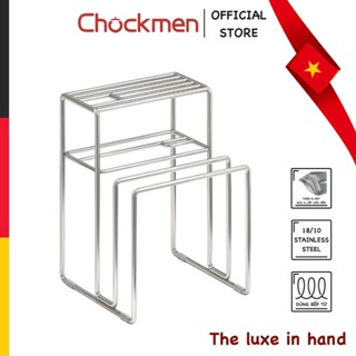 Giá Để Dao Thớt CHOCKMEN Inox Dày Dặn Khay Để Thớt Dành Cho Thớt Dày Giá Để Dao K éo Nhà Bếp Giúp Ráo Nước