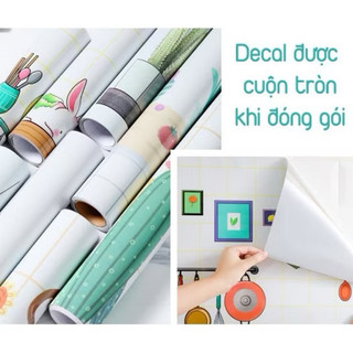 Giấy dán bếp cao cấp, decal dán bếp tráng nhôm chống thấm nước, chịu nhiệt cao