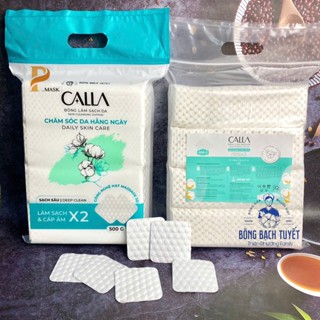 Bông Tẩy Trang Calla gói 0,5kg / 1kg chính hãng Bông Bạch Tuyết