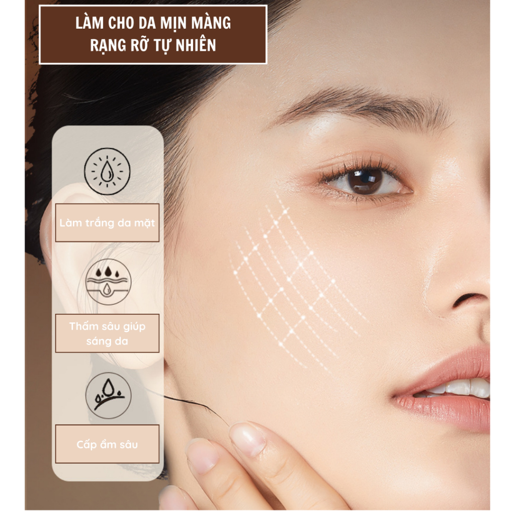 Kem dưỡng trắng sáng da, xóa tàn nhang nám sạm trên da, giúp phục hồi làn da, loại bỏ hắc tố trên da - QUINN BEAUTY