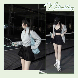 M88 Bộ váy thể thao nữ, Set 3 món thể thao chất áo nỉ chân váy umi trẻ trung năng động (40kg - 70kg)