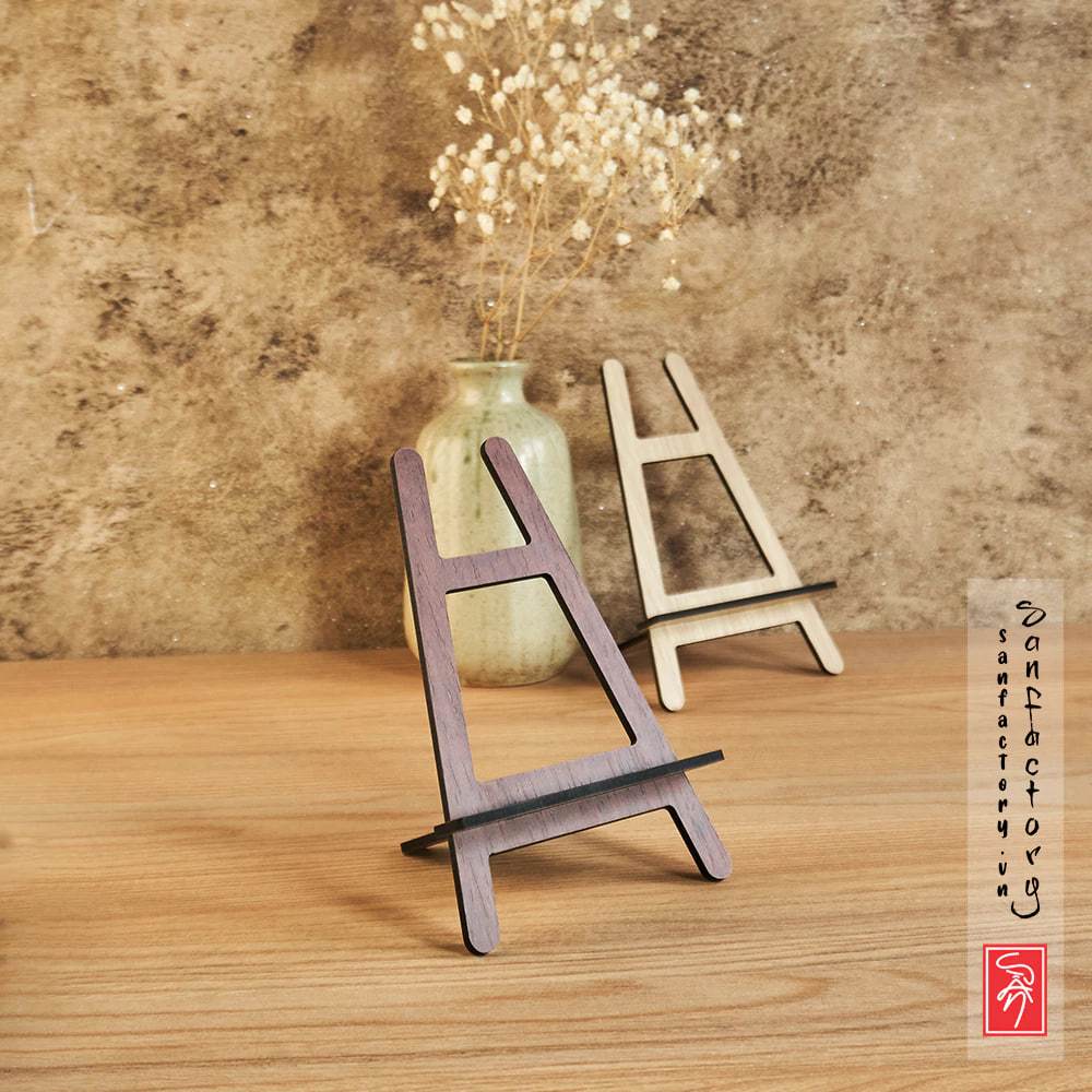 Chân Đế Gỗ, Giá Đỡ Điện Thoại, Tranh Ảnh Decor Thiết Kế Tối Giản, Thân Thiện Và Tiện Lợi Tháo Lắp