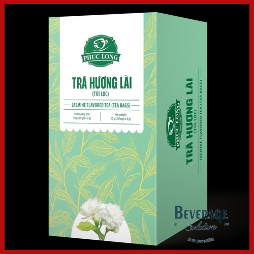 GIẢI PHÁP ĐỒ UỐNG - TRÀ LÀI TÚI LỌC PHÚC LONG HỘP 25 GÓI