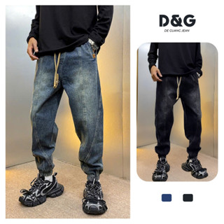 Quần Jean Jogger Nam Cạp Chun Quần Bò Bo Ống Dáng Baggy Chất Vải Co Giãn Mặc Thoải Mái [ BGJ - 083 ]