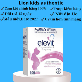 Vitamin Tổng Hợp Elevit cho bà bầu [MẪU MỚI] của Úc 100 viên
