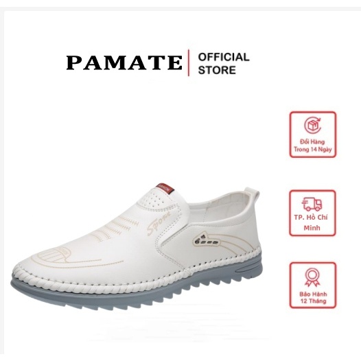 【PAMATE】Giày casual thời trang cho nam giới/ Giày đi làm nhập khẩu/ Giày lái xe mỏng.