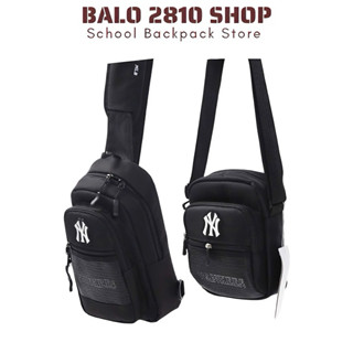 Túi đeo chéo đeo ngực MLB NY YANKEES FABRIC size 29x17 cm chất vải xịn dày dây đeo chắc chắn form đẹp BALO 2810 SHOP