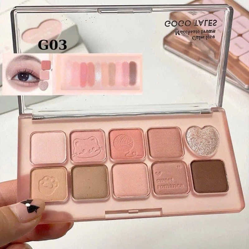 phấn mắt 10 ô go go