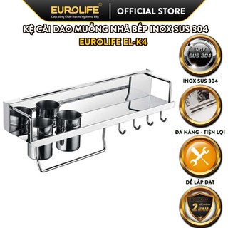Kệ bếp đa năng inox sus 304 eurolife el-k4