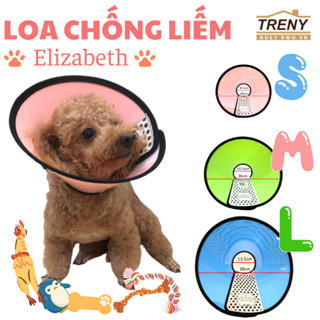 Loa đeo chống liếm, vòng cổ đeo chống liếm cho chó, vòng loa chụp cổ bảo vệ chống cắn cho thú cưng