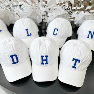 Mũ lưỡi trai kaki trắng thêu 24 chữ cái từ A => Z , Nón kết korea cao cấp 2025 free size Cotton Cap